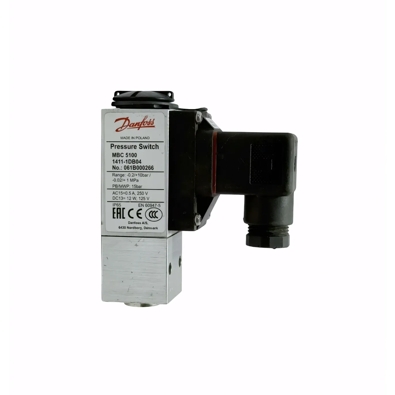 Danfoss Pressure Switch MBC 5100-1411-1DB04
