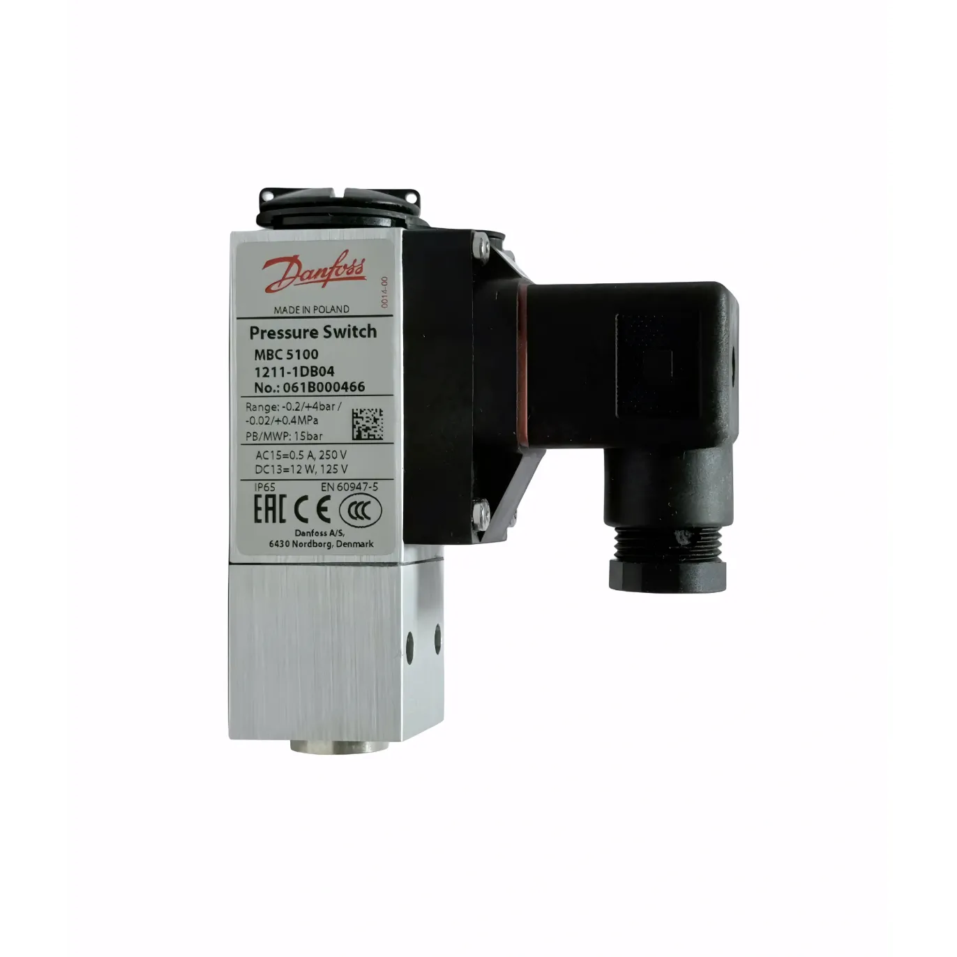 Danfoss Pressure Switch MBC 5100-1211-1DB04