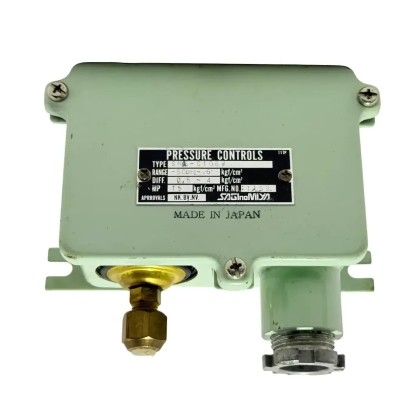 Saginomiya Pressure Controls SNS-C106W