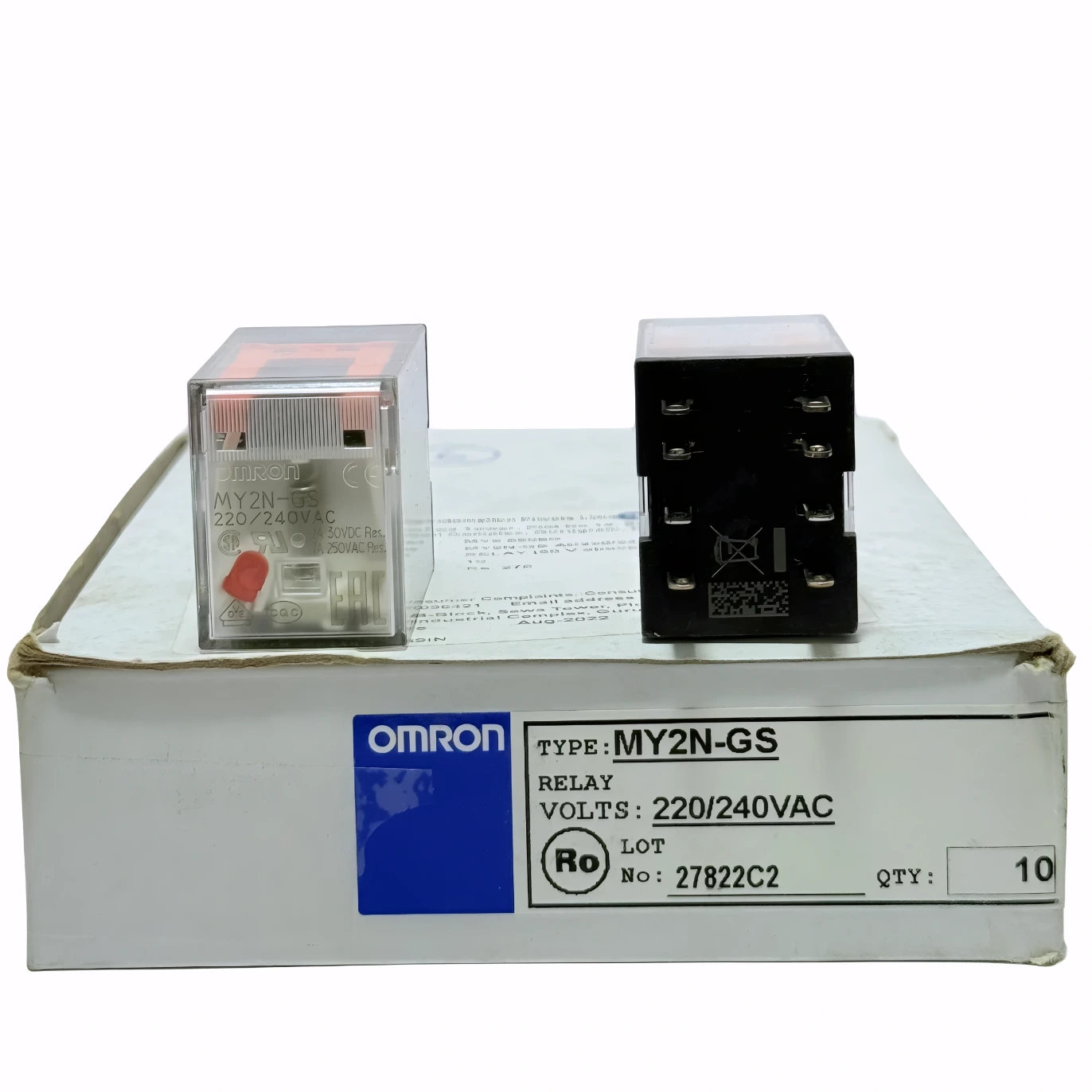 Omron Relays MY2N-GS-220VAC