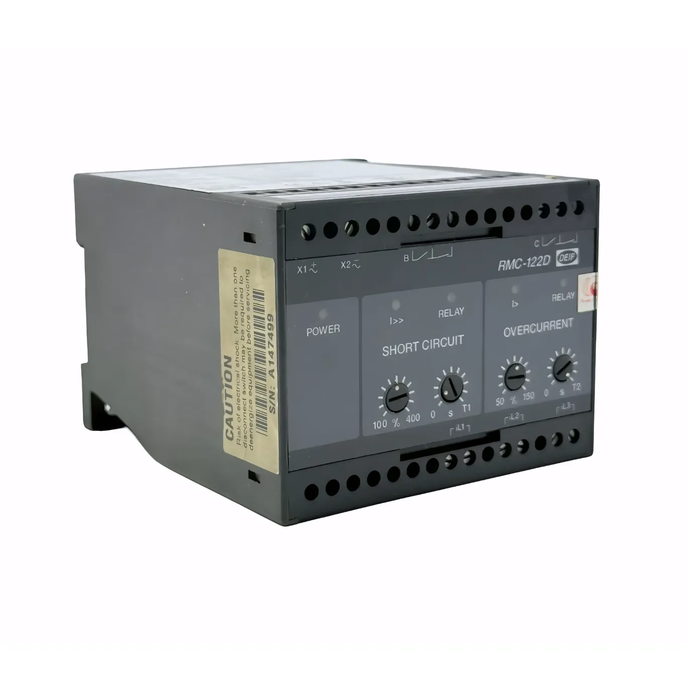 DEIF Short Circuit & Over Current Relay RMC122D