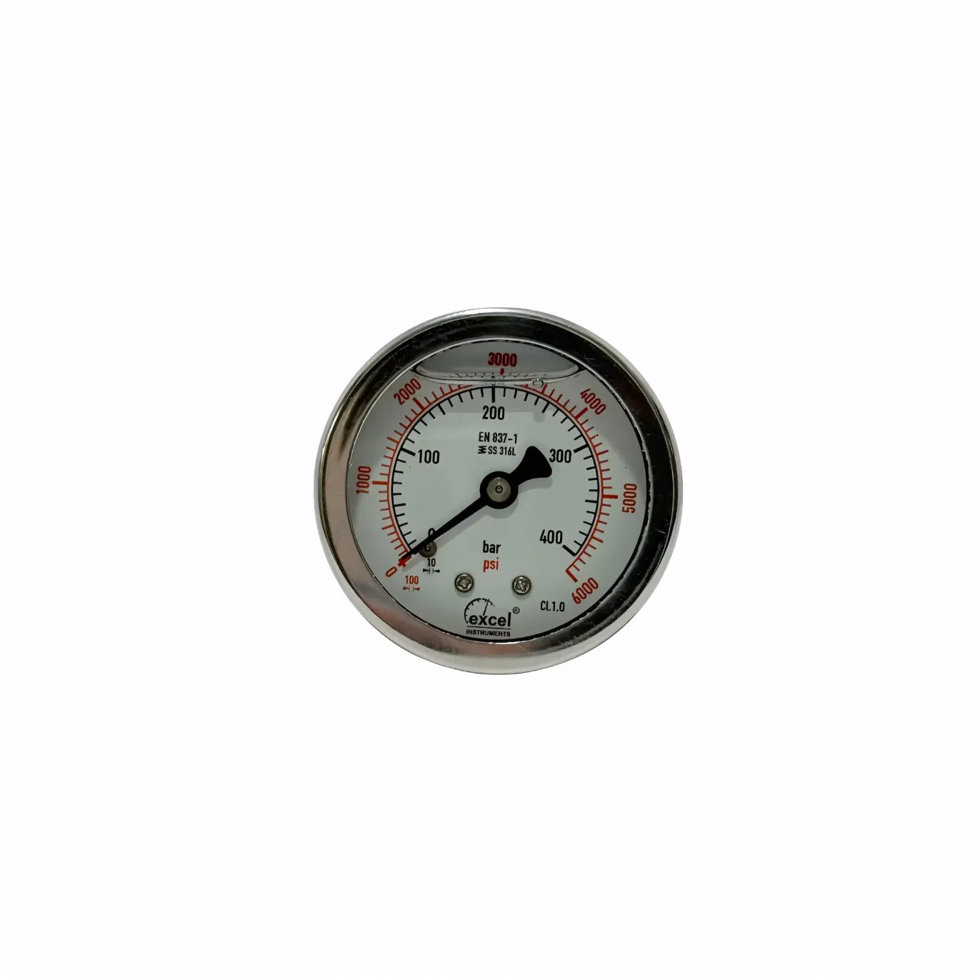 EXCEL PRESSURE GUAGE 0-400Bar