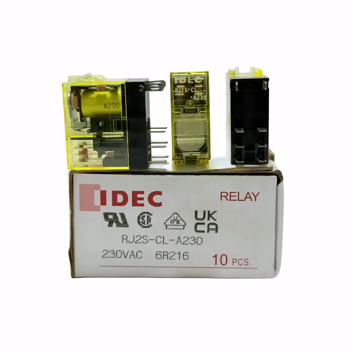 IDEC RELAY 230VAC P/N RJ2S-CL-A230