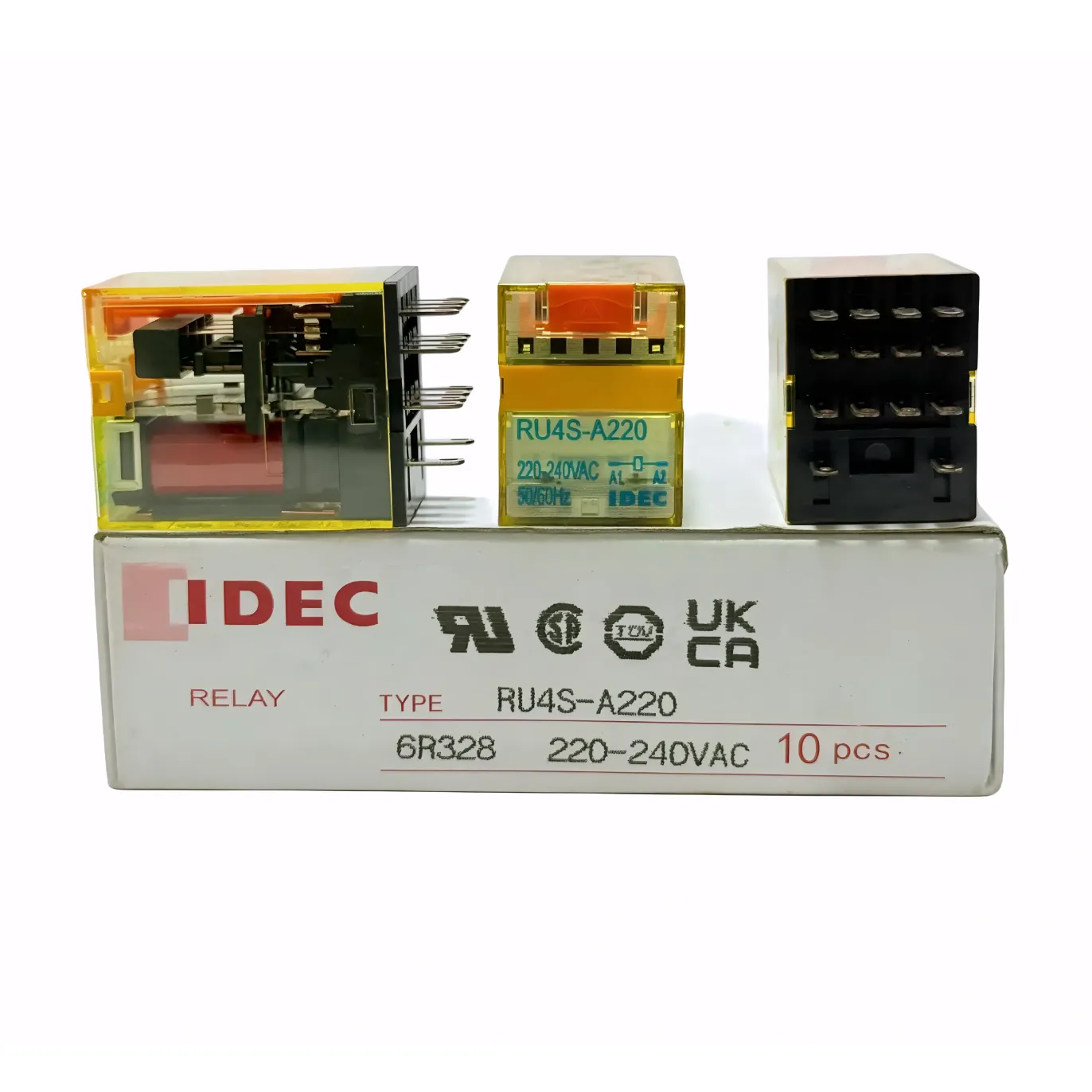 IDEC RELAY 240VAC P/N RU4SA220